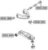 ASVA 0501-018 Control Arm-/Trailing Arm Bush